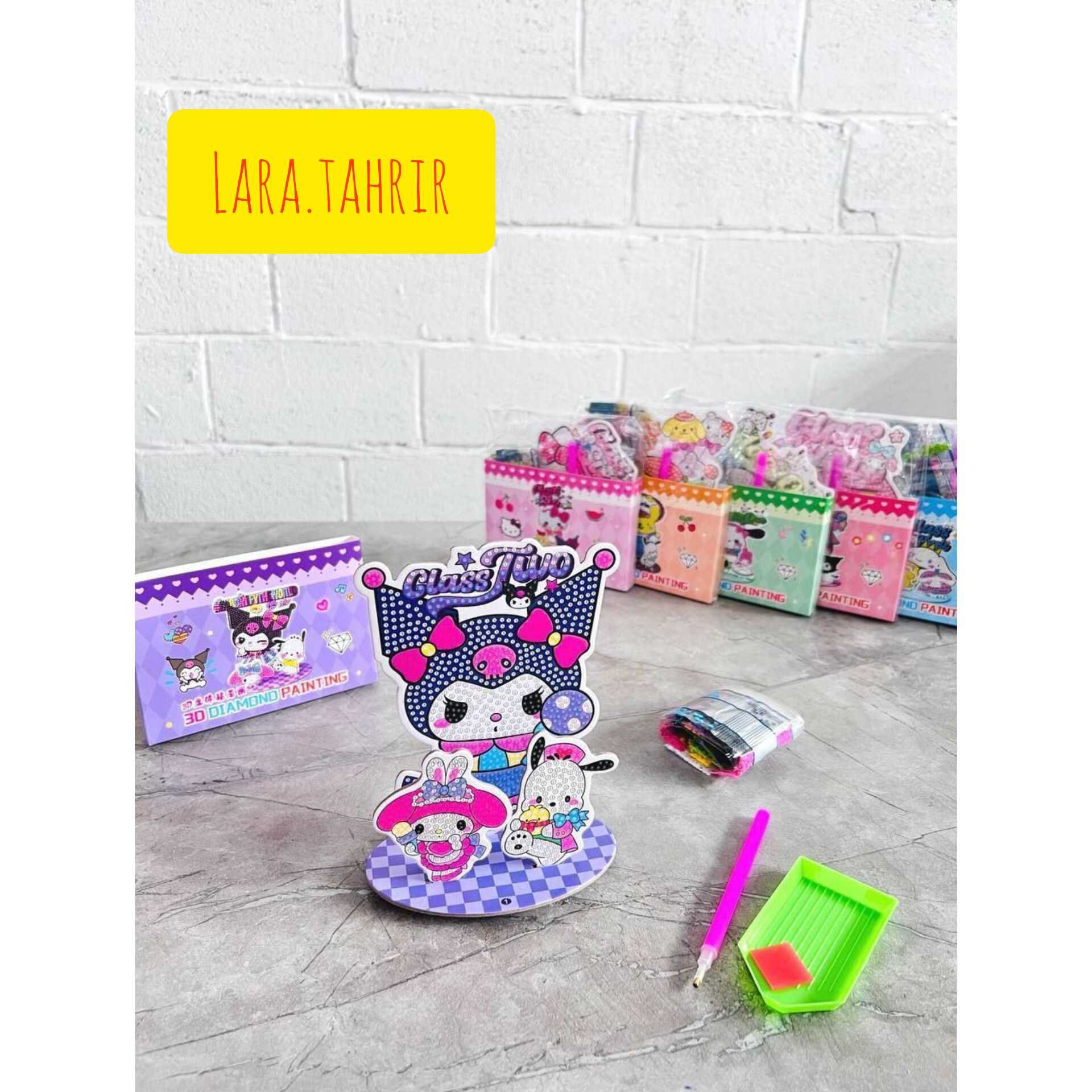 نقاشی الماسی ۳ بعدی کرومی و دوستان