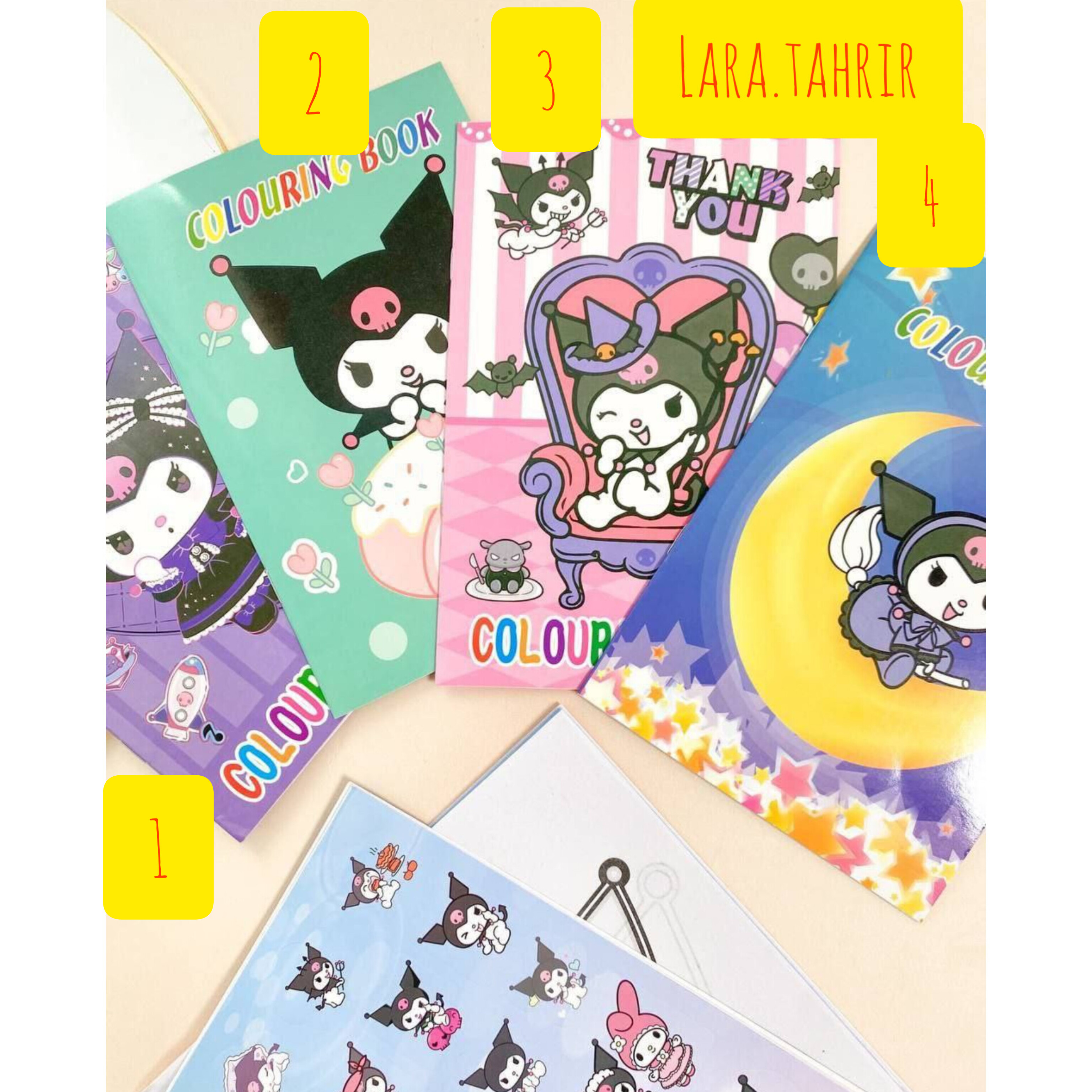 دفتر رنگ آمیزی استیکر دار کرومی