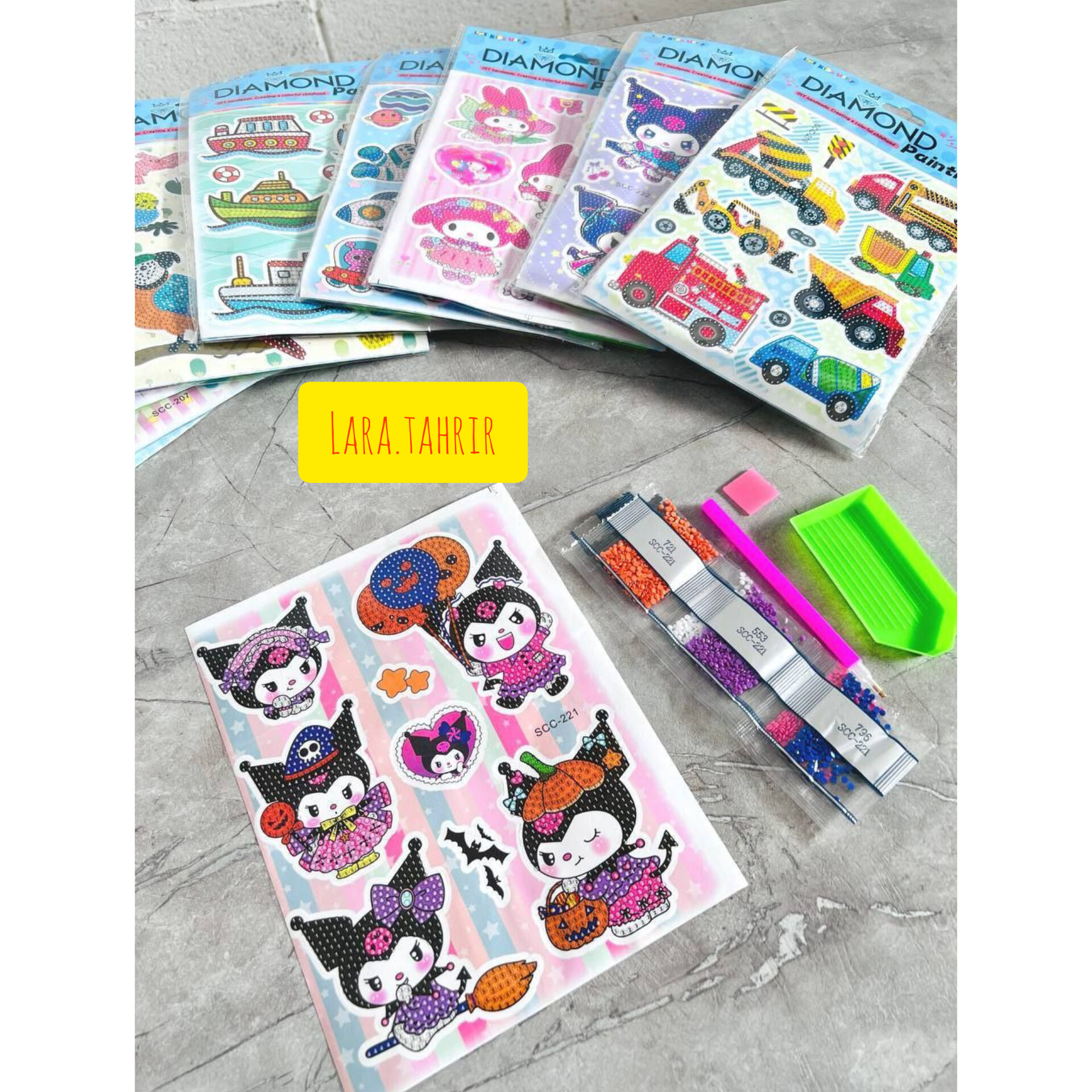 استیکر نقاشی الماسی