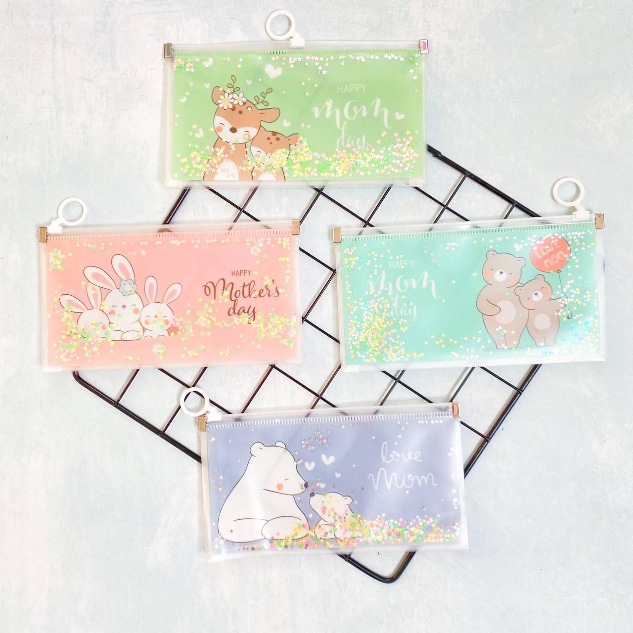 کاور زیپ دار باریک آکواریومی طرح حیوانات