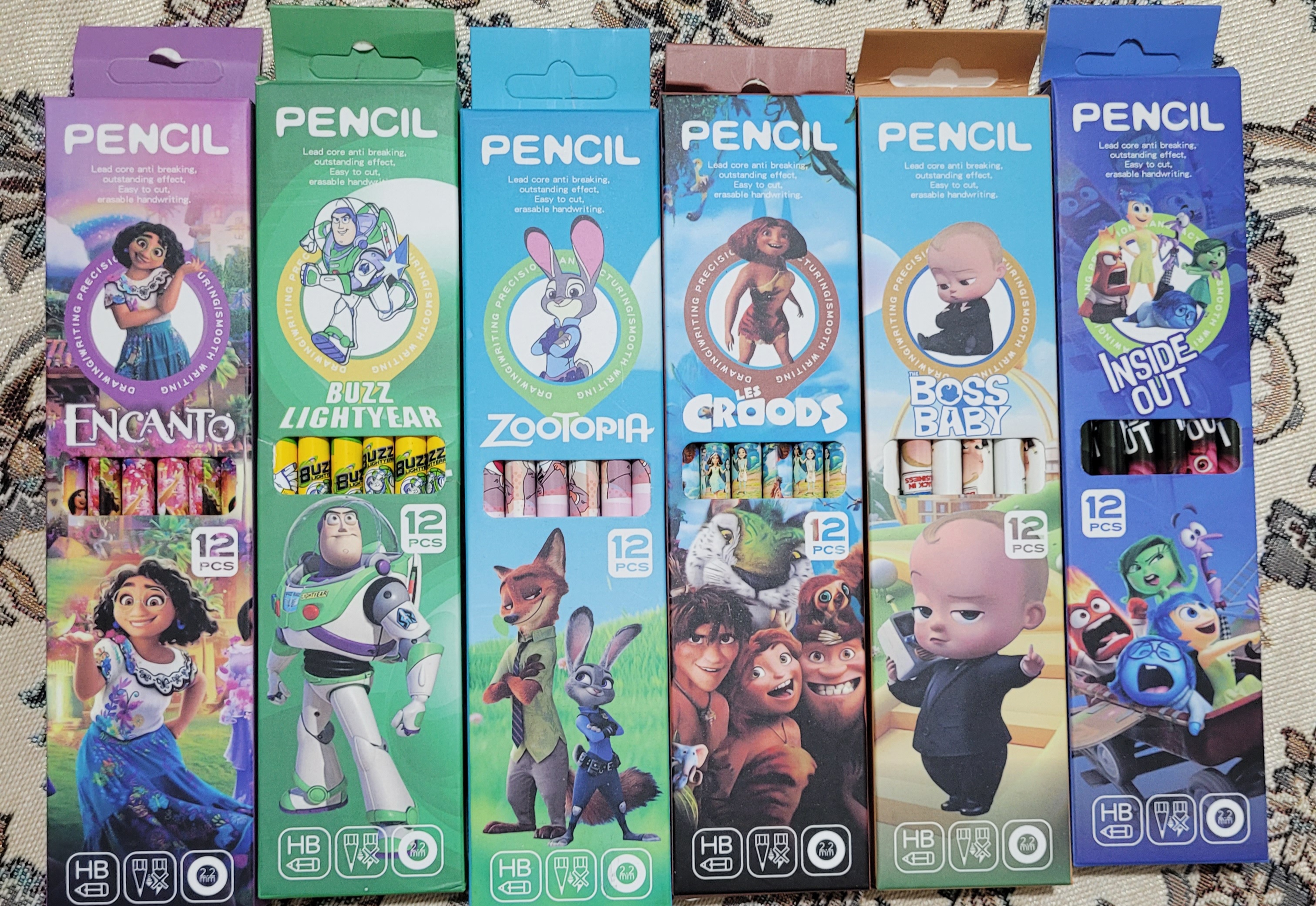 مداد سیاه پرودون طرح کارتونی