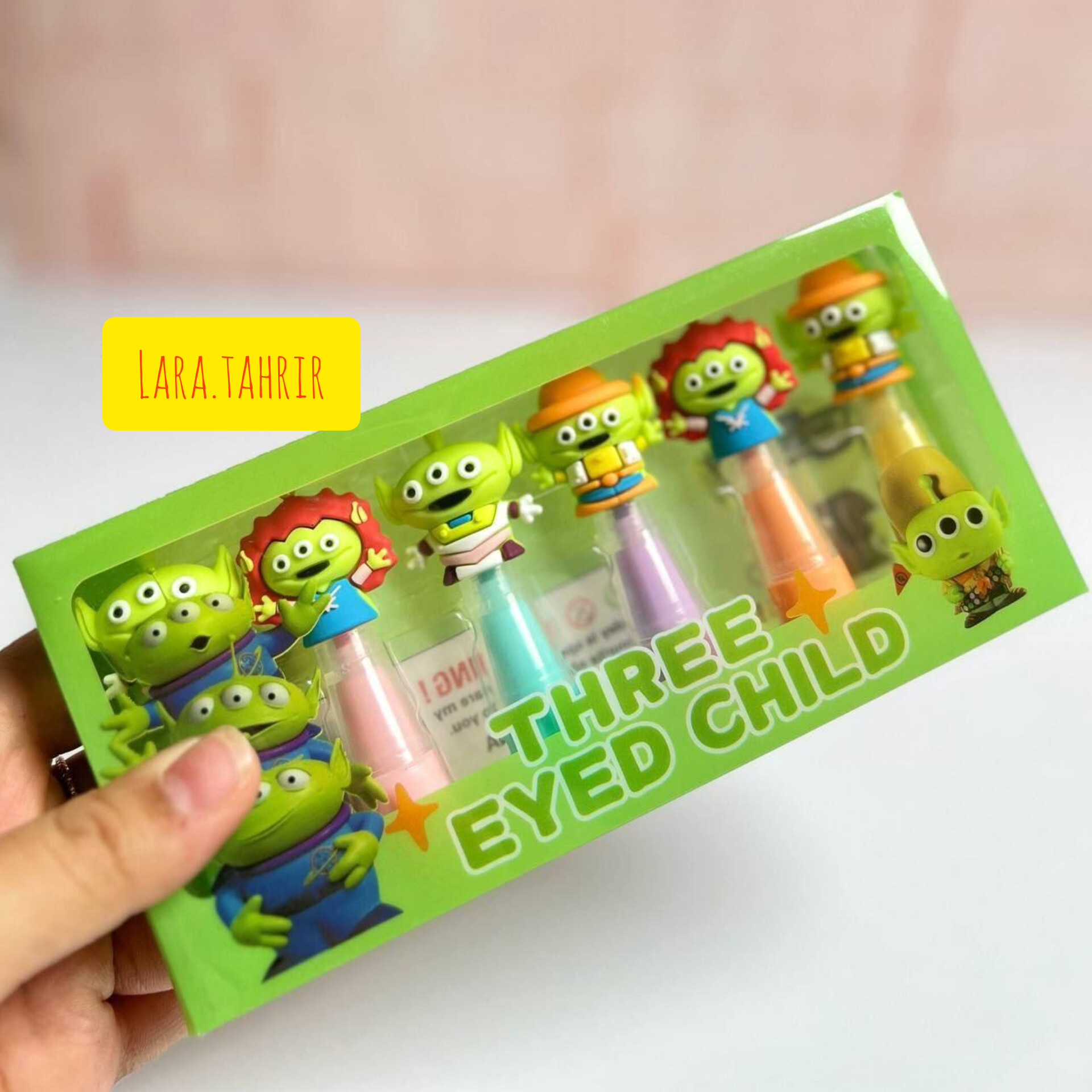 ست ۶ عددی هایلایتر فانتزی هیولای ۳ چشم